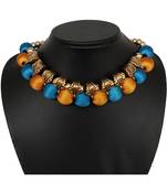 Gold collar-necklace