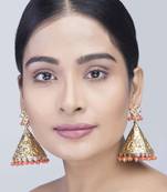 Trimila Coral Dogri Jhumka