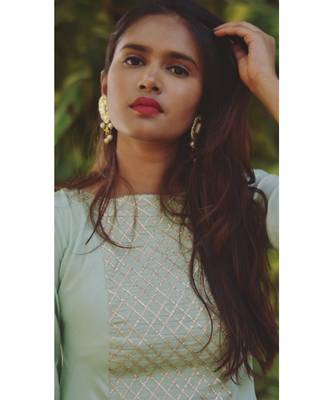Green Atrang Ghaghra Set 5