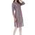 Women's Kurti Grey Foil Print Rayon Straight Fit Kurta