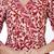 Women's Kurti Maroon Embroidered Cambric Cotton A-Line Kurta