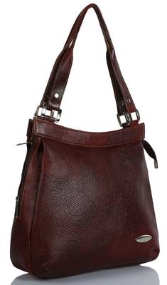 Genuine Bags For Women Leather Ladies Handbags For Women (Pure Leather Bag) (Brown) 1