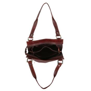Genuine Bags For Women Leather Ladies Handbags For Women (Pure Leather Bag) (Brown) 4