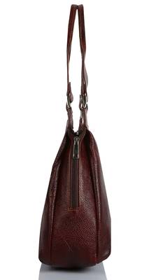 Genuine Bags For Women Leather Ladies Handbags For Women (Pure Leather Bag) (Brown) 5