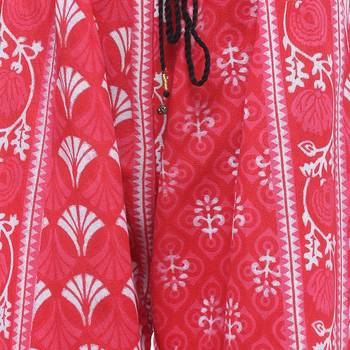 Pink Cotton Printed Palazzo 5