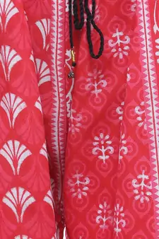 Pink Cotton Printed Palazzo