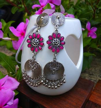 German Silver Long Danglers 1
