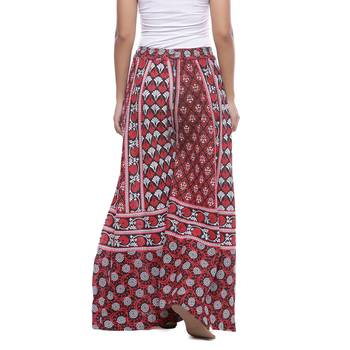 Black Cotton Printed Palazzo 2