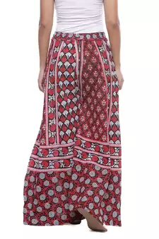 Black Cotton Printed Palazzo
