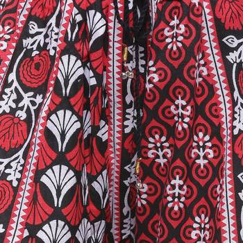 Black Cotton Printed Palazzo 5