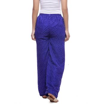 Blue Chiffon Printed Palazzo 2