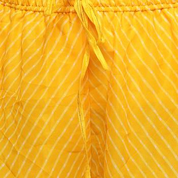 Yellow Chiffon Printed Palazzo 5