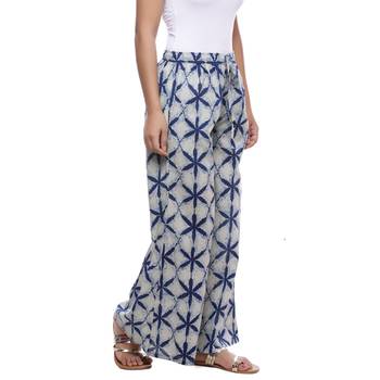 White Cotton Printed Palazzo 4