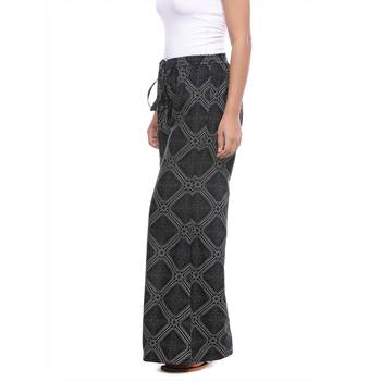 Black Cotton Printed Palazzo 4