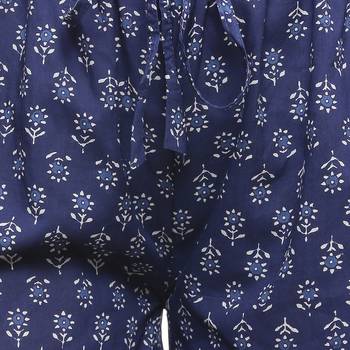 Blue Cotton Printed Palazzo 5