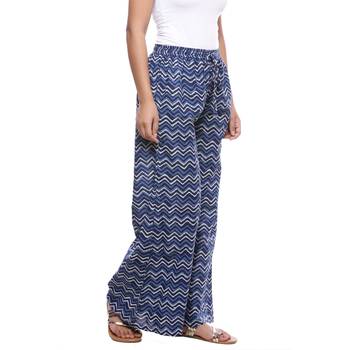 Blue Cotton Printed Palazzo 4