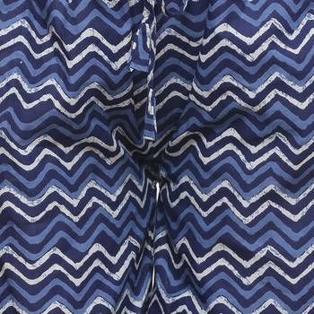 Blue Cotton Printed Palazzo 5