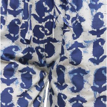 White Cotton Printed Palazzo 5