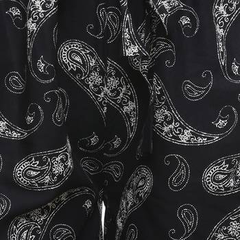 Black Cotton Printed Palazzo 4