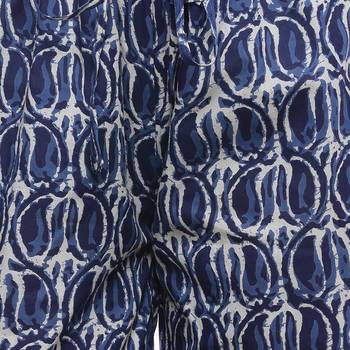 Blue Cotton Printed Palazzo 5