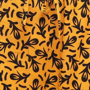 Yellow Cotton Printed Palazzo 5