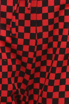 Red Cotton Printed Palazzo