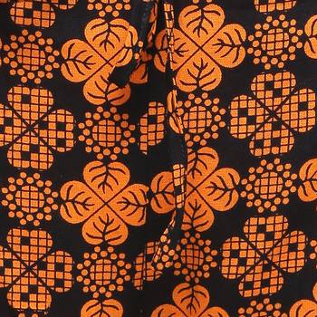 Orange Cotton Printed Palazzo 5