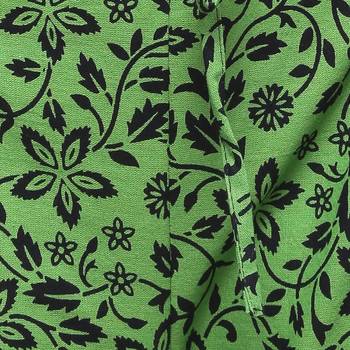 Green Cotton Printed Palazzo 5