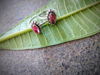 German Silver Handmade Toe Rings 1