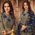 Grey resham embroidery taffeta salwar