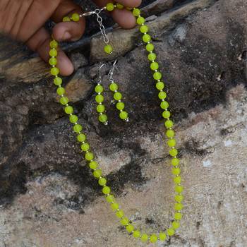 Yellow Quartz   Necklace-Sets 2