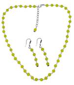 Yellow Quartz   Necklace-Sets