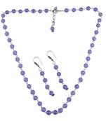 Purple Quartz   Necklace-Sets