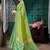 Green embroidered Banarasi Silk saree with blouse