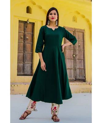 Forest Green Kurta Set 1