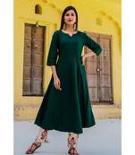 Forest Green Kurta Set