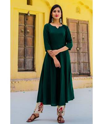 Forest Green Kurta Set 2