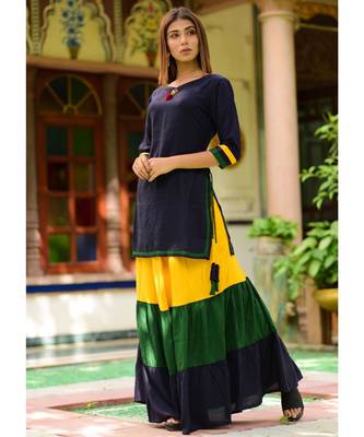 Beautiful Multi Stripe Skirt Dress 2