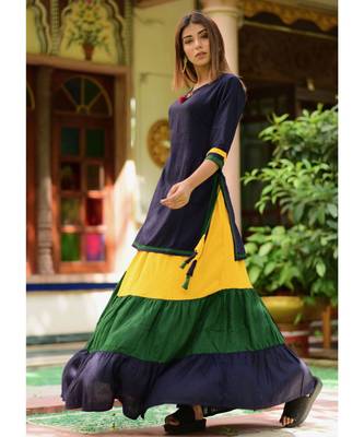 Beautiful Multi Stripe Skirt Dress 4