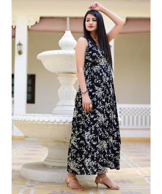 Beautiful Black Maxi Dress 3