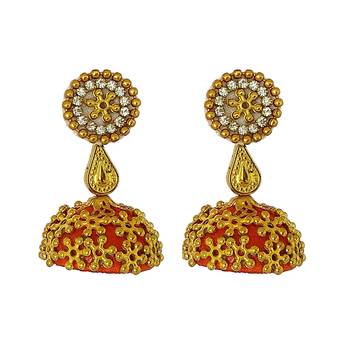 Orange designer-jewellery 1