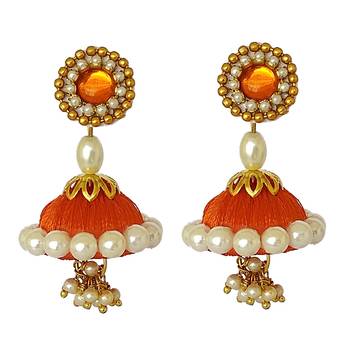 Orange designer-jewellery 1