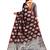 Maroon Color Banarasi Silk blend  Silver Zari work Saree With Blouse Peice 