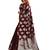 Maroon Color Banarasi Silk blend  Silver Zari work Saree With Blouse Peice 