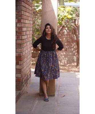 Kalamkari midi dress 2