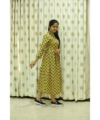 heart midi vegetable print dress 1