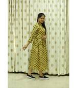 heart midi vegetable print dress