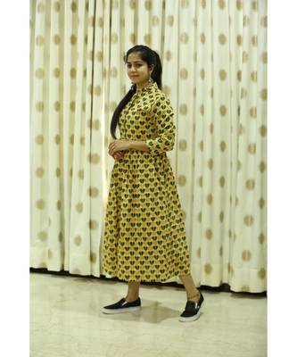 heart midi vegetable print dress 2