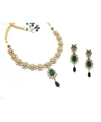 Green Yellow Gold Necklace Sets 1