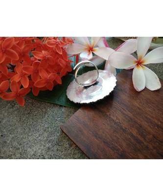 Dancing Peacock Photoframe Adjustable Finger Ring 2
